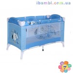 Манеж кровать ARENA 2 layers BLUE DOGGIE